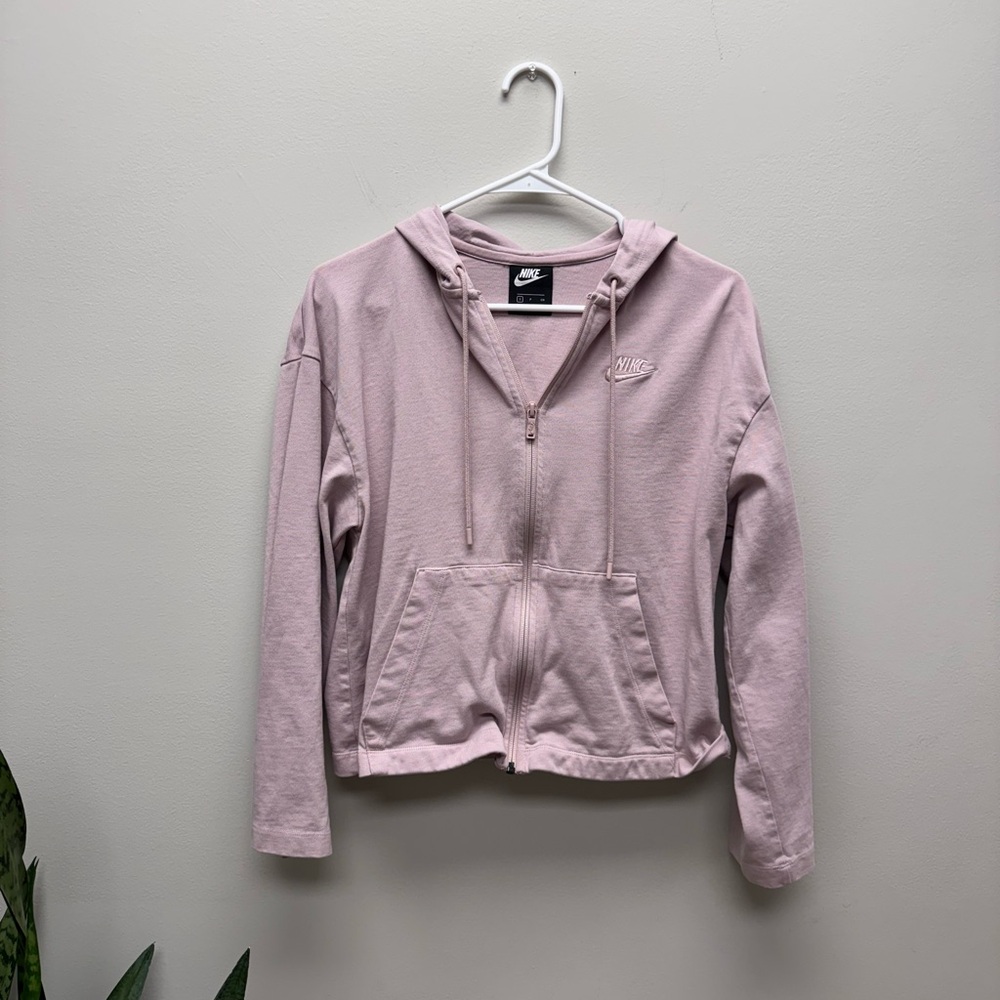 Nike Pink Zip-Up Hoodie
